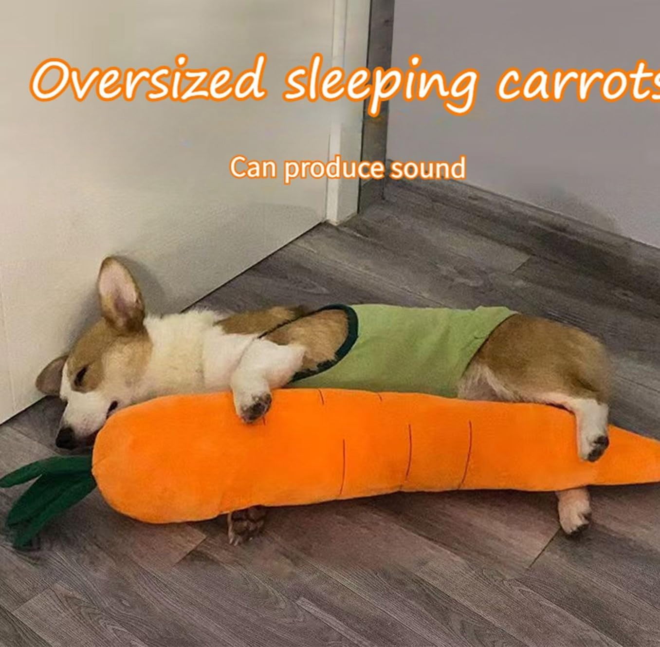 2026 New Large Sturdy Plush  Dog Cat Toys Ridiculous Carrot,Dog Calming Carrot， Upgrade Interactive Dog Toys Dog Toys Dog Calming Carrot Puppy Interactive Games(1pcs-Orange)