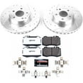 thumbnail image 3 of PowerStop Front Z26 Street Warrior Carbon-Fiber Ceramic Brake Pad and Drilled and Slotted Rotor Kit Fits: MERCEDES-BENZ Select Models K7770-26, 3 of 9