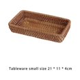 thumbnail image 4 of Monstrate Cesta de mimbre tejida a mano, caja de almacenamiento de artículos de papelería para aperitivos, caja de decoración de escritorio de Type2 NO2, 4 of 6