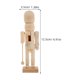 thumbnail image 2 of ColoMX Figuras de Cascanueces sin terminar de madera para Navidad, marionetas de Cascanueces en blanco sin pintar, bricolaje, 6 uds., 2 of 7