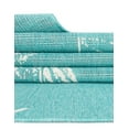thumbnail image 4 of Unique Loom Outdoor Coastal Collection Area Rug - Flotilla (5' 3" x 8' Rectangle Teal/Ivory), 4 of 6