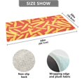 thumbnail image 6 of Bath Mat Soft Plush Non-Slip Absorbent Bathroom Rugs 39"x20" French Fries, 6 of 8