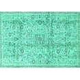 thumbnail image 1 of Ahgly Company Indoor Rectangle Persian Turquoise Blue Traditional Area Rugs, 3' x 5', 1 of 4