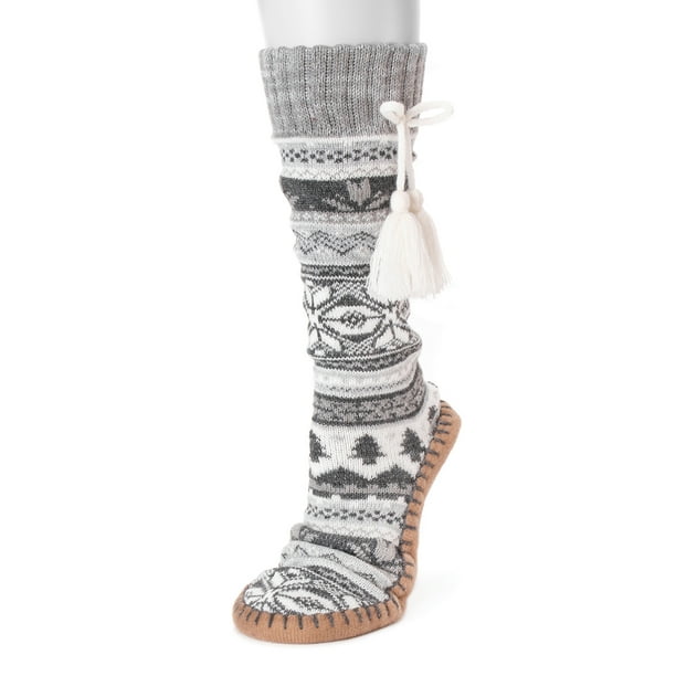 Muk Luks MUK LUKS Women's Slipper Socks with Tassels