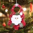 thumbnail image 5 of Decoración navideña para puerta Adornos colgantes Decoraciones navideñas Muñeco de Papá Noel Decoración colgante JAMW Sencillez, 5 of 5