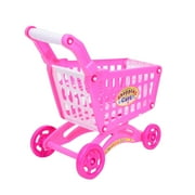 WonderPlay Kitchen Connection Toy Shopping Cart Over 56Pcs- Blue