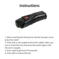 thumbnail image 4 of Vrorvz Effortlessly Remove Fishing Line with High Speed Reel Spooler Powerful Portable Compact Design Quick Disengagement Efficient Motor Strips for Fast Line Change Compatible 2AA Battery, 4 of 7