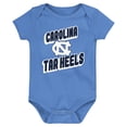 thumbnail image 2 of Newborn Carolina Blue North Carolina Tar Heels Sunday Comics 3-Pack Bodysuit Set, 2 of 4
