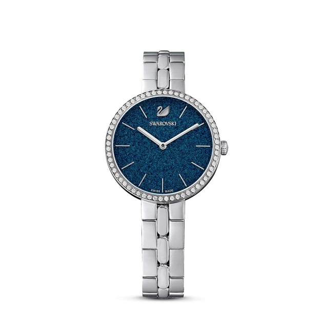 Reloj Swarovski Cosmopolitan con pulsera de metal y esfera azul