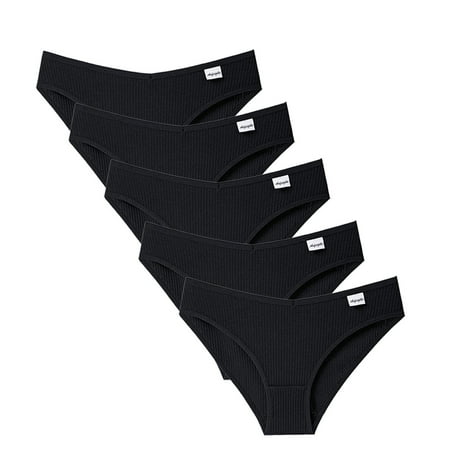 

Beppter Women s 5 Pcs Panties Underwear Bikini Panties Briefs
