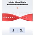 thumbnail image 4 of Correa Deportiva de Silicona MoKo No Gap 20mm Roja, 4 of 8