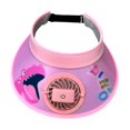thumbnail image 2 of Sombrero de visera Strade Fareast Limited con ventilador ajustable para niños deportes al aire libre Rosa, 2 of 8