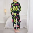 thumbnail image 5 of Disketp Pajamas Set Long Sleeve Sleepwear Womens Button Down Nightwear Pj Sets-Avocado Love, 5 of 9