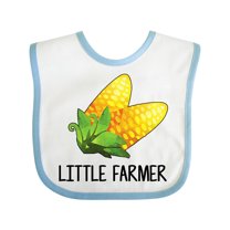 Inktastic Little Farmer with Corn Boys or Girls Baby Bib