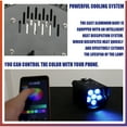 thumbnail image 5 of 4Pcs Par Light 6x18W 6in1 Battery Lighting Wireless Remote Control Wifi Battery for KTV Party Bar Wedding Party, 5 of 10