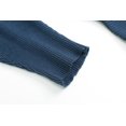 thumbnail image 4 of Jersey GABERLY con cuello de barco y mangas de ala de murciélago, tejido Dolman, para mujer, 4 of 4