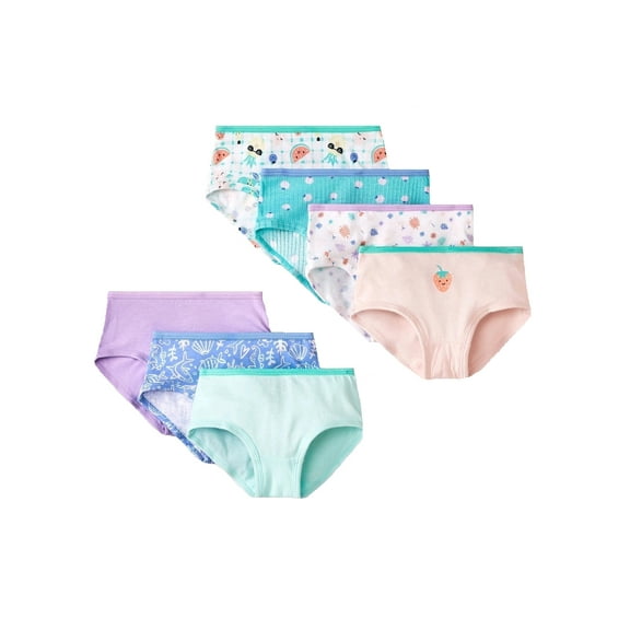 Toddler Girls' 7 Pack Fruit Prints Briefs - 2T/3T