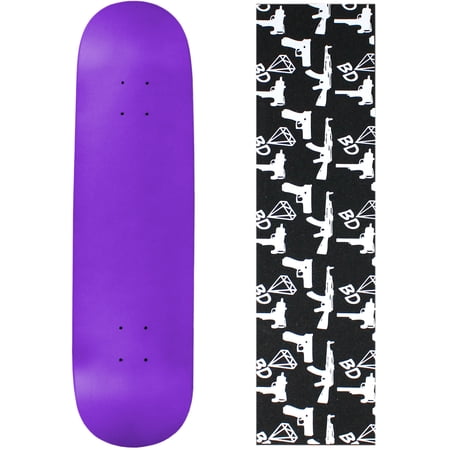 Skateboard Deck Pro 7-Ply Canadian Maple NEON PURPLE With Griptape 7.5  - 8.5 price history on PriceWatchPro