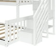 thumbnail image 4 of Twin Over Full Low Bunk With Staircase, White, 4 of 11