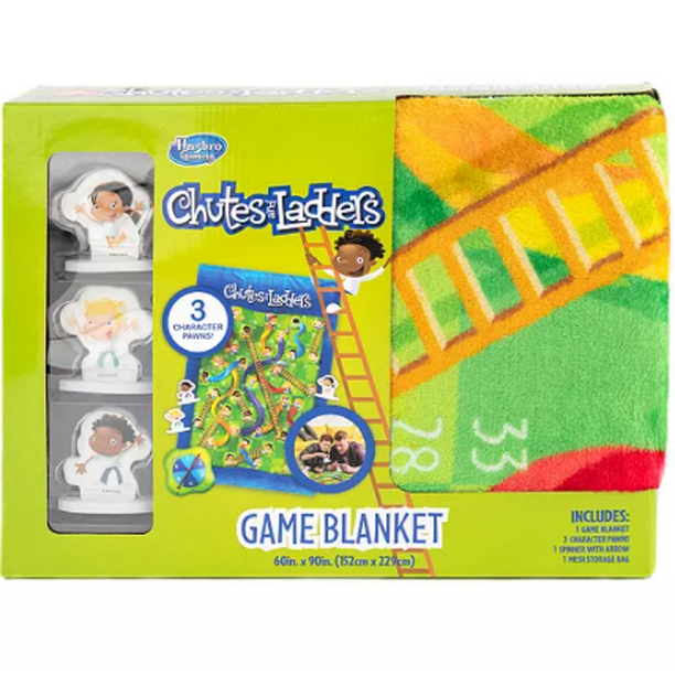 Hasbro Chutes & Ladders Game Blanket