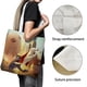 thumbnail image 3 of League of Super-Pets Bolso de tela con estampado de lienzo para mujer, bolsa de compras reutilizable y estética, con cremallera interior, regalo para mujer,38*45cm., 3 of 6
