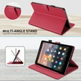 thumbnail image 6 of Dteck Case for All-New Fire HD 10 Tablet (9th/7th/5th Generation, 2015/2017/2019 Release) - Slim PU Leather Folio Stand Smart Cover with Auto Wake/Sleep for Amazon Fire HD 10.1 inch, Red, 6 of 8