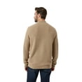 thumbnail image 4 of Chaps Men's & Big Men's Twist Honeycomb Solid Quarter Zip Sweater, 4 of 5
