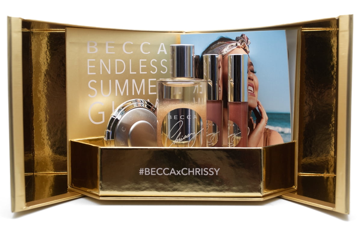 Becca x Chrissy ENDLESS SUMMER GLOW Set Includes Glow Body Oil 3.5 fl