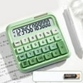 thumbnail image 6 of PPgejGEK 12-Digit Candy Color Calculator with Tilted LCD Display Large Button Auto Power Off 5.32x5.41in, 6 of 6