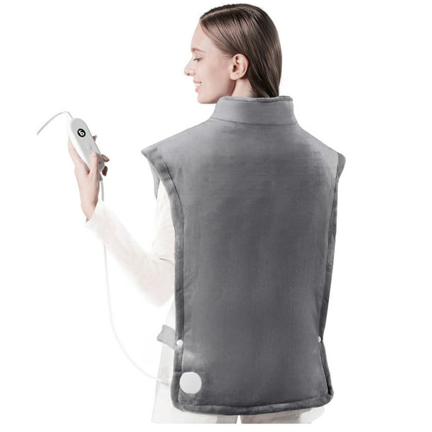 Heating Pad for Back & Neck Heat Therapy for Muscle Pain, Cramps, and