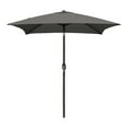 thumbnail image 2 of Ultrashades 6.5 ft Square Outdoor Patio Market Umbrella with Push Button Tilt and Crank Handle, Dark Grey, 2 of 7