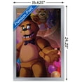 thumbnail image 3 of Five Nights at Freddy's - Pizzeria Art Wall Poster, 14.725" x 22.375", Framed, 3 of 5