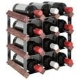 thumbnail image 3 of vidaXL Countertop Wine Rack Bottle Holder Wine Storage Organizer Solid Wood, 3 of 8