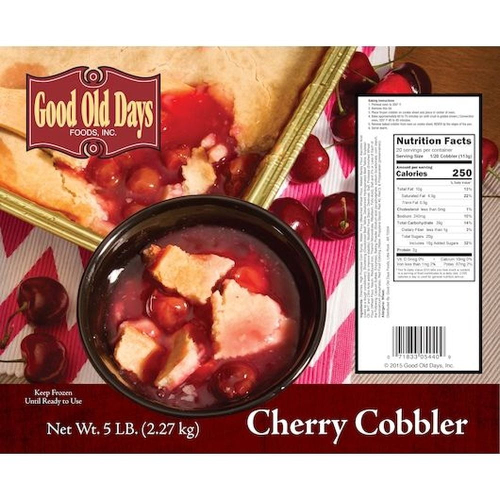 Good Old Days Cherry Cobbler, 5 Pound -- 4 per case