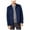 Blue - indigo, variant on Ryan Seacrest Mens Faux Suede Jacket, Blue, X-Large