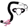 thumbnail image 1 of MasteelfCA 1 Ensemble Adorable Bandeau Oreilles de Chat et Queue Accessoires de Photographie de Cosplay, 1 of 7