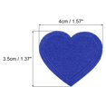 thumbnail image 2 of Uxcell Heart Shaped Iron on Patches Embroidered Iron On Transfer Patches for Clothing Repair Dark Blue 30PCS 1.57"x1.37", 2 of 6