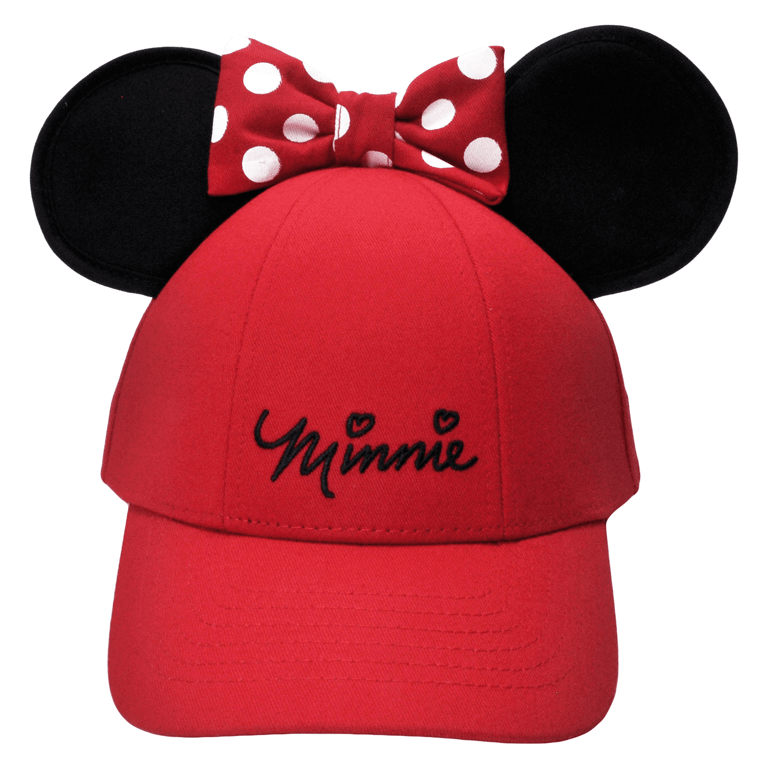 Disney Minnie Youth Red Ear Hat, (Girl's)