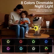 Ozmatip Galaxy Projector Astronaut Star Projector Night Light with Bluetooth Speaker, 8 Nebula Effects, Ceiling Projector for Bedroom, Kids Room, Room Decor, Gift for Kids & Adults