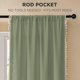 thumbnail image 2 of Cortinas Joydeco Verde Salvia Bohemias 244 cm de Alto 2 Paneles 132 cm de Ancho, 2 of 9