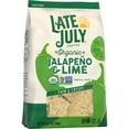 thumbnail image 5 of Late July Snacks, Thin and Crispy Organic Tortilla Chips, Jalapeno & Lime, 10.1-oz. Bag, 5 of 8