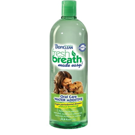 TropiClean Fresh Breath Fresh Breath Water Additive, 32 fl oz