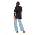 thumbnail image 5 of Forever 21 Women's Mesh Oversized Football Tee with Screened Detail, Sizes XS-XL, 5 of 5