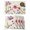 Purple Beige, variant on Strawberry Placemats Set of 2, Cotton Linen Fabric Place Mats, Summer Fruits Bee Floral Botanical Washable Decorative Table Mats Protector for Home Kitchen Dining Wedding Party Coffee Tables