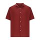 thumbnail image 5 of Camisa de Manga Corta Botón de los Hombres Casual de Color Sólido Botón Cardigan Bolsillo de Manga Corta Turndown Cuello Blusa, Poliéster, 5 of 5