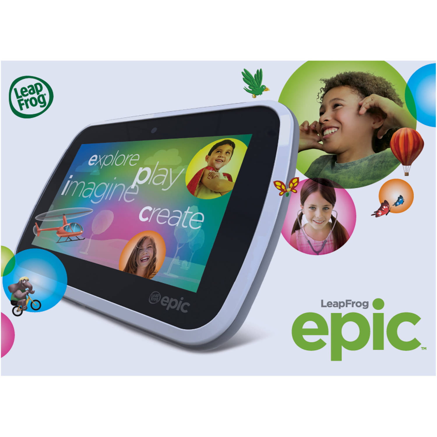 Details about   LeapFrog Epic Academy Edition Android 16GB 7" Learning Tablet 3-9 years T114 