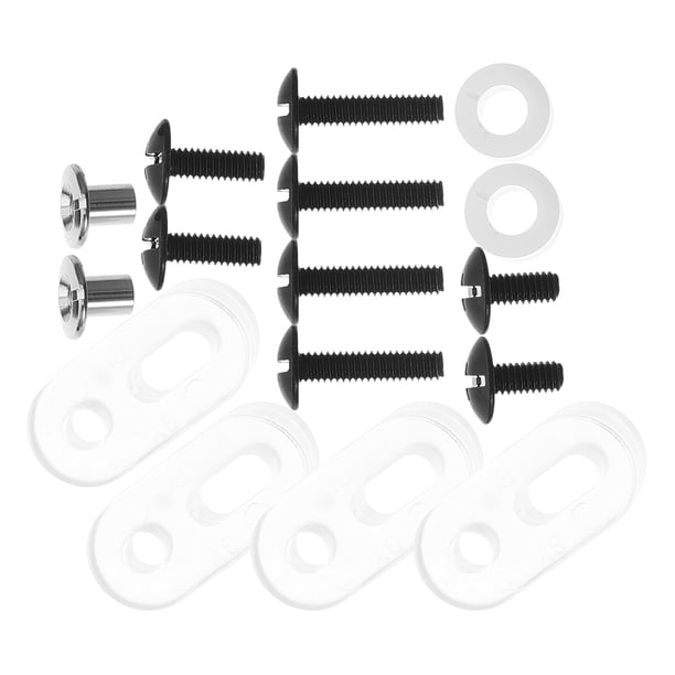ADDHAT 24Ud Kit Completo Para Reparación De Casco De Hockey Con Abrazaderas Y Adaptadores Para Visores