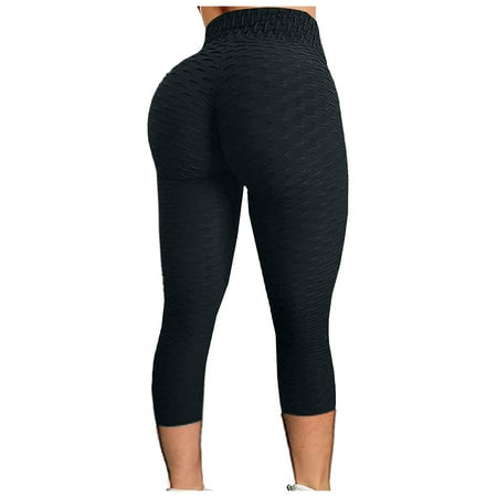

Qufokar Leggings for Women Short Yoga Yoga Scrub Pants Bubble Waist High Yoga Fitness Pants Exercise Women S Lifting Running Yoga Pants