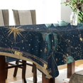 thumbnail image 4 of Yayeee Tablecloths for Rectangular Tables 54 x 72 inch Party Table Cover, Dark Star Map, 4 of 6