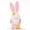 Pink, variant on Easter Gnome Plush Elf Decorations, Handmade Gnome Bunny Faceless Doll Easter Ornaments, Dwarf Doll with Long Ears and Easter Egg, Spring Home Decor Gifts for Women Men, Pink